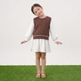 thumbnail image 3 of Cushionaire Darla Kids Mesh Mary Jane Ballet Flats, Girls Shoes with Buckle, 3 of 19