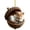 B9_Brown3.14", variant on KYAOCX Small Animal Christmas Decoration Acrylic 2D Flat flat Hanging Pendant Raccoon Ornament Woodland Creature Ornaments Rustic Farmhouse Christmas Decor Unique Xmas Tree Decor For Animal Lovers