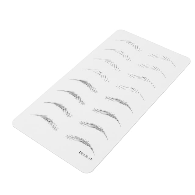 Thickened Soft Skin for Microblading Practice, Wide Eyebrows with Hand Feel, Clean Working, Double Sided