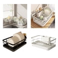 thumbnail image 2 of BQBQERT Multipurpose Adjustable Kitchen Sink Dish Rack Multifunctional Bowl and Cutlery Storage Organizers Sturdy Metal, 2 of 10