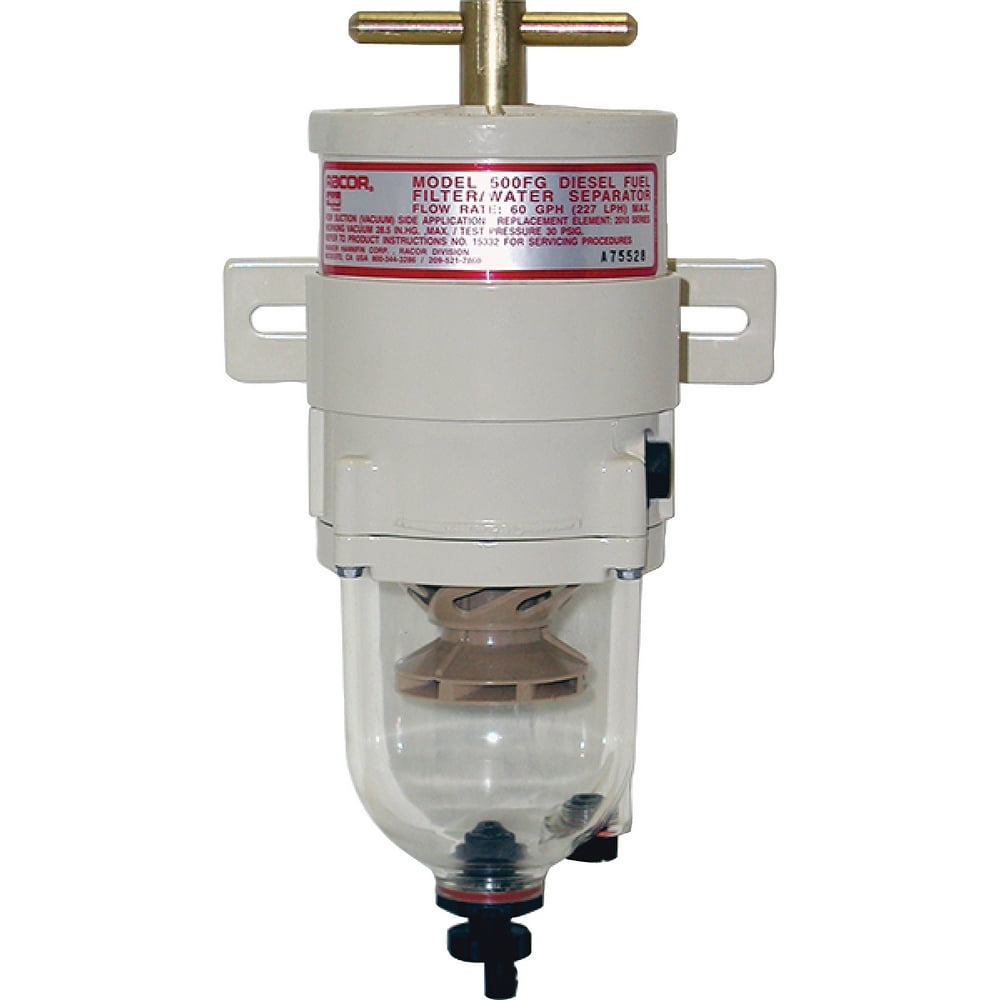 Racor Turbine Fuel Filter/Water Seperator with Clear Bowl