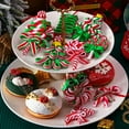 thumbnail image 5 of 16Pcs Christmas Lollipop Ornaments, Candy Christmas Tree Decorations Colorful Mini Candy Cane Hanging Ornaments Polymer Clay Peppermint Pendants for Xmas Tree Party Home Decorations, 5 of 15