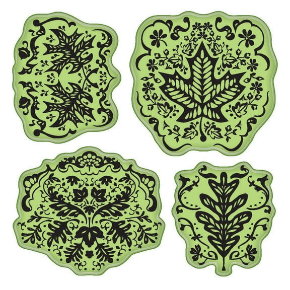 Inkadinkado Stamping Gear 4 Inch X 4 Inch-Maple Leaf