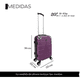thumbnail image 2 of Maleta De Viaje Con Ruedas Desmontables 10 Kg Carry On Para Cabina De Mano Avion, 2 of 4
