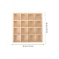 thumbnail image 2 of Phenofice Beige Wood Tabletop Storage Box for Jewelry Organization and Multicompartment Features 1Set, 2 of 8