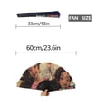 thumbnail image 4 of Elena de Avalor Abanico Plegable Chino, Abanico de Mano de Poliéster Plegable, Abanicos para Baile Fiesta Hogar, Adecuado para Hogar, Oficina, Fiesta, 4 of 6