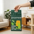 thumbnail image 4 of PURPURLAND Tofu Cat Litter 8.8lb Clumping Cat Litter, Odor Control With Green Tea Scent, Dust Free And Easy To Agglomerate, Disposable In The Toilet, 4 of 9