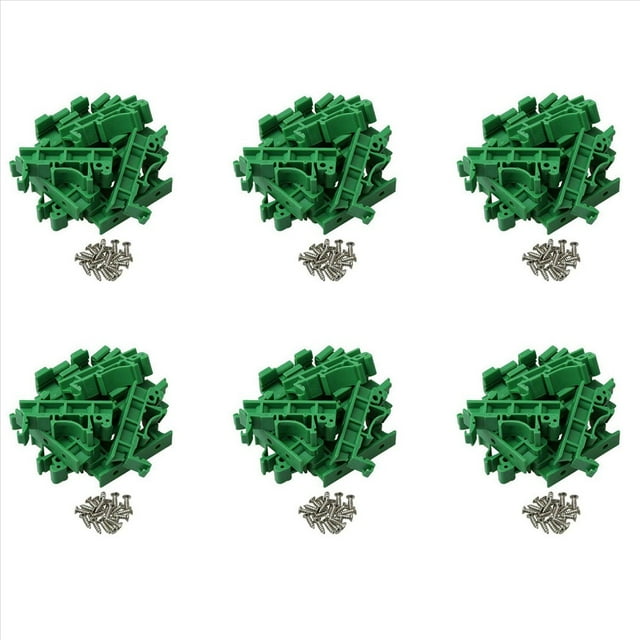 120 Piezas DRG-01 PCB para Montaje en Riel DIN 35 Adaptador de Soporte de Montaje Soporte de Placa de Circuito Conectores de Clips Portadores