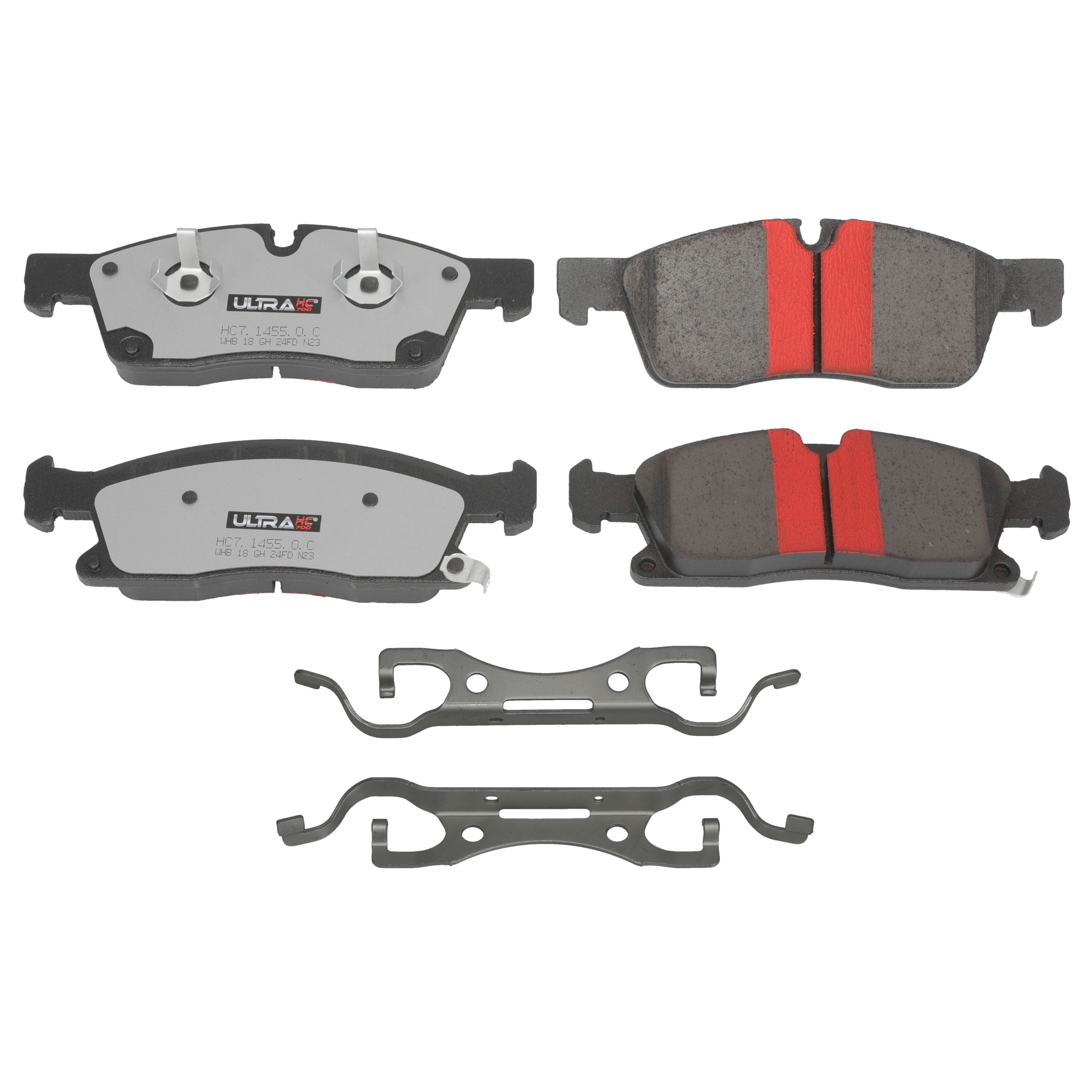 UltraHC 700 Brake Pad Set, Front HC7.1455.0.C, Jeep Grand Cherokee 2017-2011