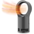 thumbnail image 1 of Mini Energy Saving Ceramic Fan Heater, Tip-Over and Overheat Protection, for Bathroom, Living Room 220V(Black), 1 of 4