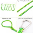 thumbnail image 4 of Premium Dock Lines Heavy Duty Braided Line Marine Rope For Jet Ski, Watercraft Boat, Kayaking, Marine Ropes With Stainless Clip, 4 of 8