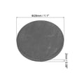 thumbnail image 2 of Uxcell Round Graphite Block Disk Ingot Graphite Electrode Plate 28x2mm for Melting Casting, Electrolysis, Pack of 10, 2 of 4