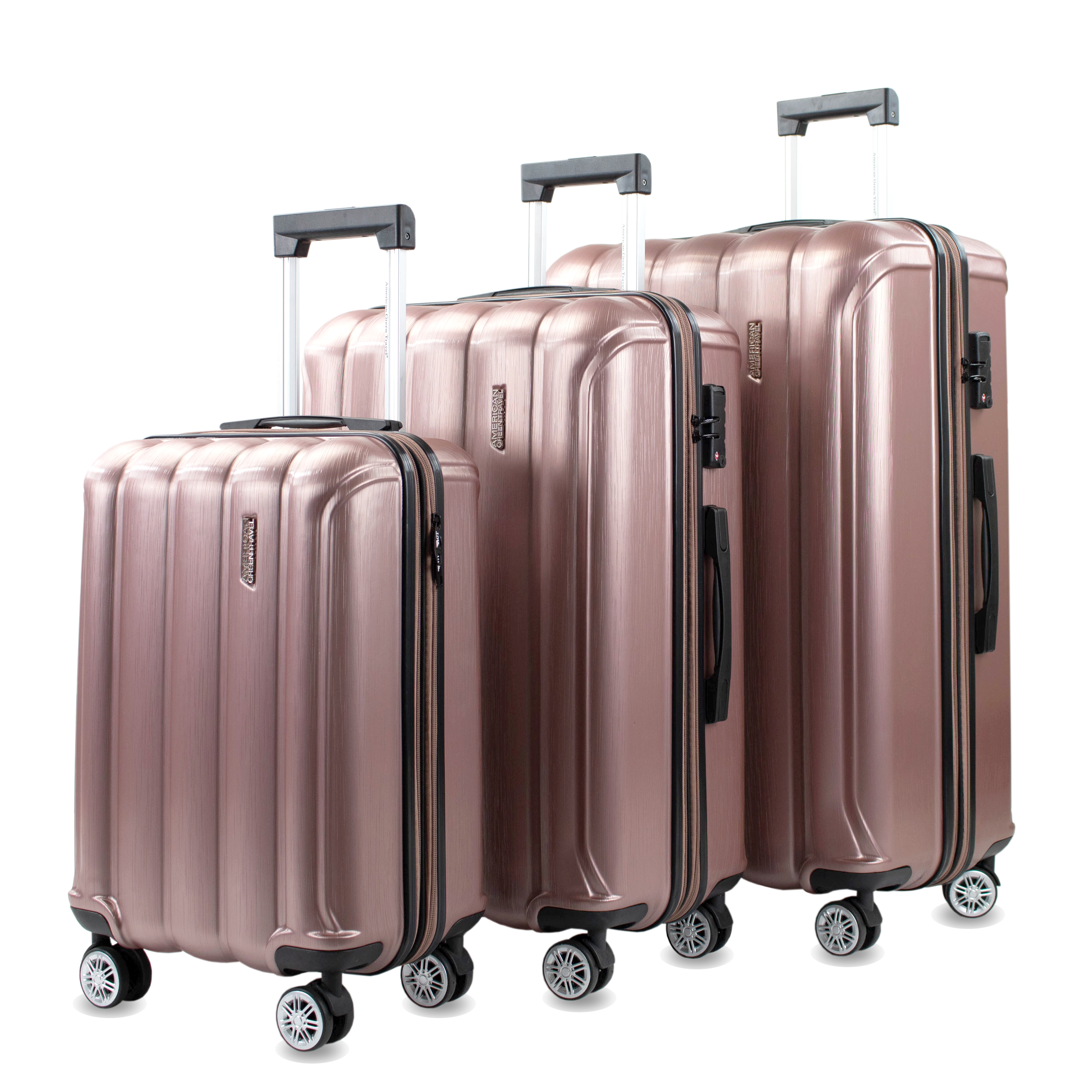 suitcase set rose gold