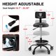 thumbnail image 2 of Taburete de taller FREEKYROCK con altura ajustable y asiento giratorio, 2 of 9