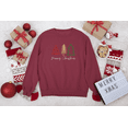 thumbnail image 2 of Merry Christmas Trees Unisex Crewneck Sweatshirt, 2 of 3