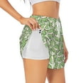 thumbnail image 3 of Lsque Cute Crocodile Printed Women's Running Shorts with Liner Pockets,Elastic Quick Dry Workout Athletic Gym Yoga Shorts,Womens High Waist Shorts-Small, 3 of 9