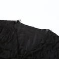 thumbnail image 4 of Vestido Conjunto de falda corta con top irregular para mujer, ropa informal ajustada transparente Kuymtek Negro T M para Mujer, 4 of 9