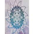 thumbnail image 1 of Ahgly Company Machine Washable Indoor Rectangle Transitional Slate Blue Grey Blue Area Rugs, 2' x 4', 1 of 7