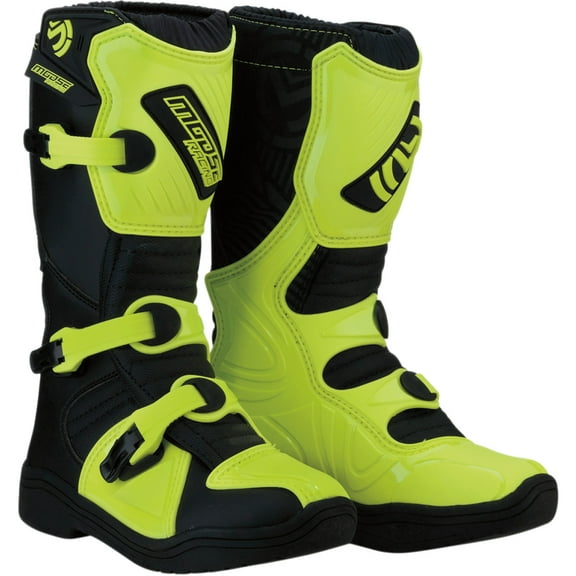 Moose Racing M1.3 Youth MX Offroad Boots Black/Hi Viz 3 USA