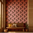 thumbnail image 2 of S4Sassy Buta Design Wallpaper - Asian Style Wall Covering, 25" X 120" Self-Adhesive Vinyl Walls Paper, Decorative Wallwrap, Easy Diy Walls Covering For Bedroom, Living Room, Living Spaces - Pink, 2 of 8