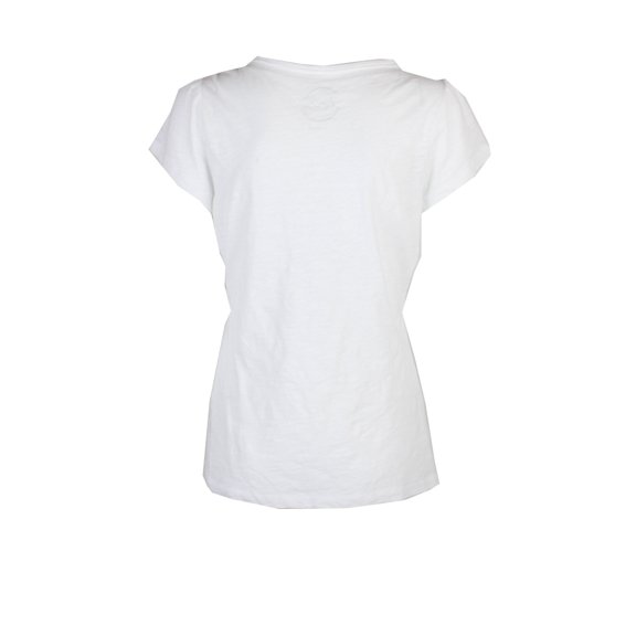 Inc Womens Poplin Cold Shoulder T-Shirt White XL