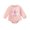 Pink, variant on Duqingm Newborn Infant Baby Girl Halloween Outfits Embroidered Pumpkin Ghost Onesie Long Sleeve Smocked Bubble Romper (Pink,3-6 Months)
