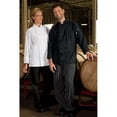 thumbnail image 1 of Uncommon Threads 0403-0102 Classic 10 Knot Chef Coat in Black - Small, 1 of 1