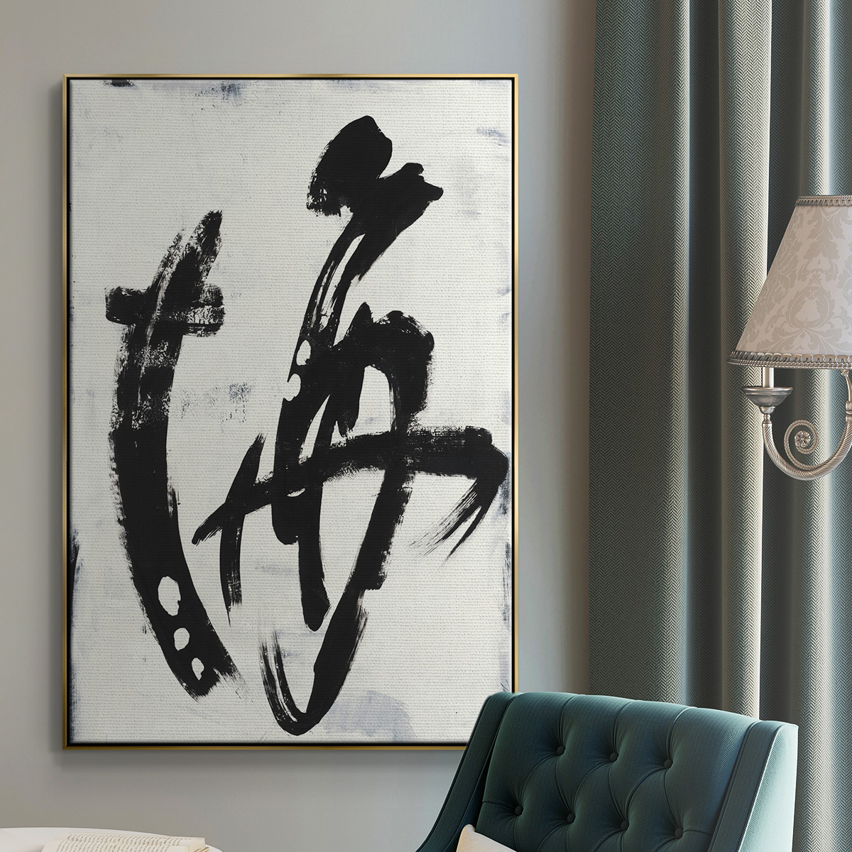 Treasure Map Framed Premium Gallery Wrapped Canvas - Ready to Hang