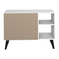 thumbnail image 4 of Manhattan Comfort Amsterdam 4-Shelf Engineered Wood Sideboard in White, 4 of 5
