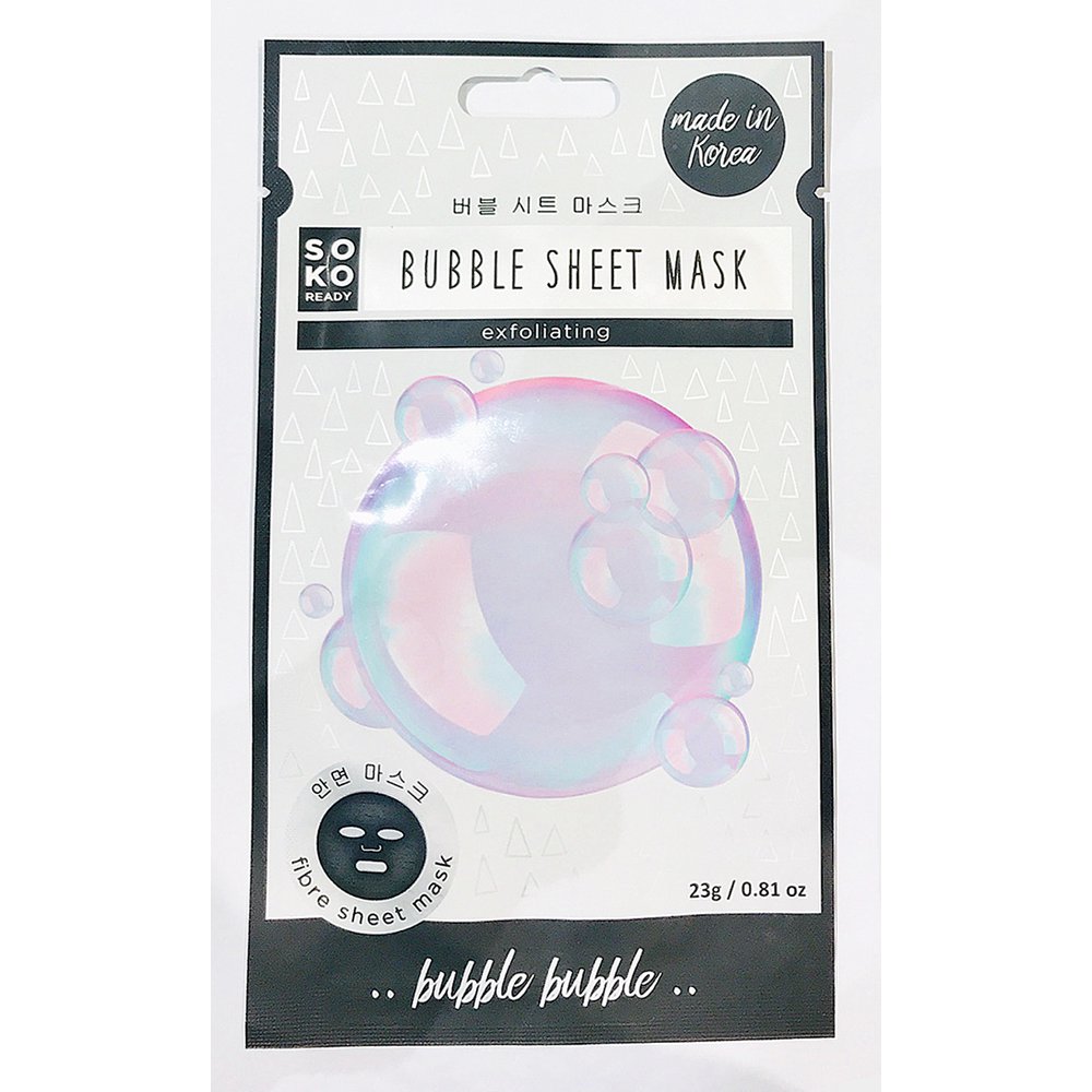 SOKO Bubble Sheet Mask Exfoliating (6 Pack)