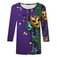 mardi gras plus size jacket