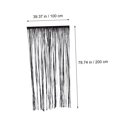 thumbnail image 5 of FUEENIRVA 4Pcs Background Black PET Space Divider Festival Celebration, 5 of 5