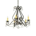 thumbnail image 4 of Meyda Tiffany 118041 Adrianna 5 Light 26" Wide Crystal Candle Style Chandelier - Crystal, 4 of 5