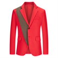 thumbnail image 4 of Mens Fashion England Solid Color High Quality Casual Single Breasted Suit, 4 of 8