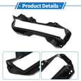 thumbnail image 4 of Parrilla de Luz de Niebla Frontal Izquierda No.71108T7AJ10 Inserciones de Cubierta de Luz de Niebla del Parachoques Inferior Frontal para Honda HRV 2019-2021 Negro ABS 1 Pc, 4 of 6