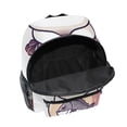 thumbnail image 6 of FORMRS School Backpack with Front Zippered Pocket 12" Student Travel Daypack, White Cute Cat, 6 of 6