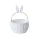 thumbnail image 2 of Fasiaou Eggs Easter Basket Stuffers Easter Decorations Easter Woven Bunny Basket Long Ears Bunny Storage Basket Tote Bag Easter Eggs Storage Basket Kids Gift Storage Tote Bag, 2 of 7