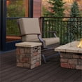 thumbnail image 2 of Real Flame Canada Sedona Fiber-cast Concrete Tank Cover in Buff Brown, 2 of 2