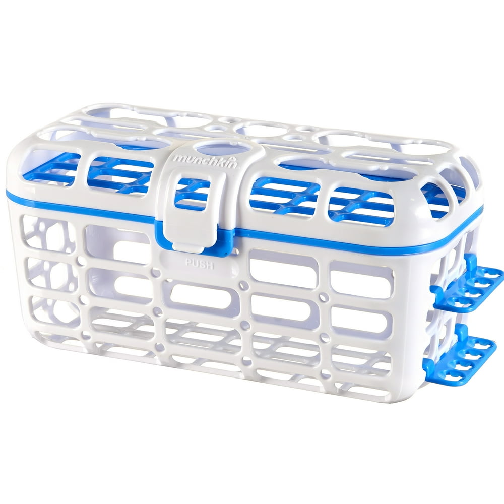 Munchkin High Capacity Deluxe Dishwasher Basket, Large, Colors Vary