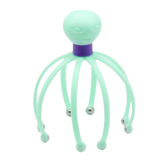 Masajeador de cabeza Minnieouse Alivio del dolor de cabeza con bolas de acero verde