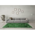 thumbnail image 3 of Ahgly Company Indoor Rectangle Persian Emerald Green Traditional Area Rugs, 7' x 10', 3 of 4