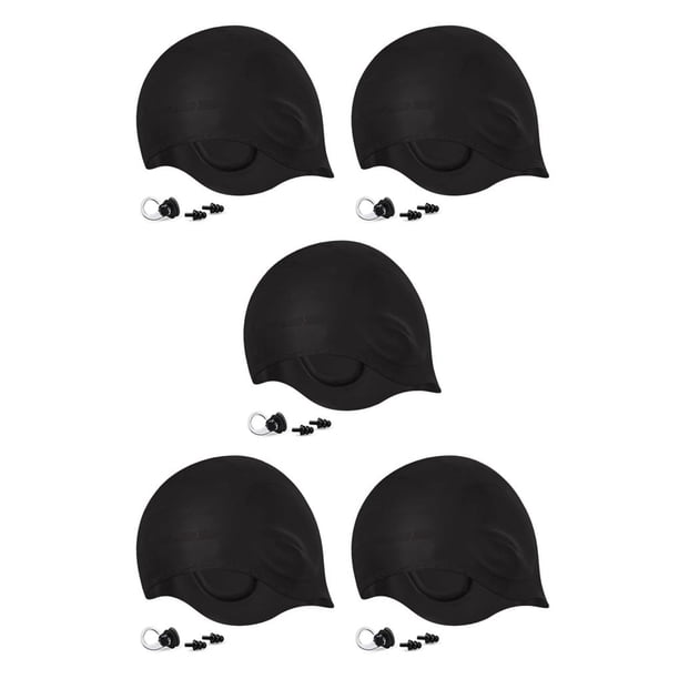 Qarigey Gorro de natación elástico de silicona para mujer, tapones para los oídos impermeables, resistente a la humedad, ergonómico, Clip Type2 NO2