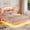Pink, variant on Twin Size Velvet Upholstered Platform Bed with LED Lights and Charging Station, Princess Bed Frame With LED Lights Headboard,Guardrail,Crystal Button, No Box Spring Needed,Pink