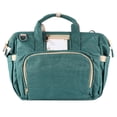 thumbnail image 2 of Cambiador de cuna plegable multifuncional para viajes, bolsa de pañales portátil para exteriores (verde), 2 of 10