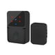 thumbnail image 1 of Inteprter Timbre Wifi con batería integrada de 1000mah, no requiere cableado, timbre inalámbrico para cámara de timbre de casa Cerraduras de hardware negro, 1 of 6