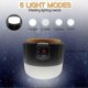 thumbnail image 4 of Luz de camping recargable, luz LED solar, batería integrada de 2400 mAh, resistencia al agua IPX6, 5 modos de funcionamiento., 4 of 5