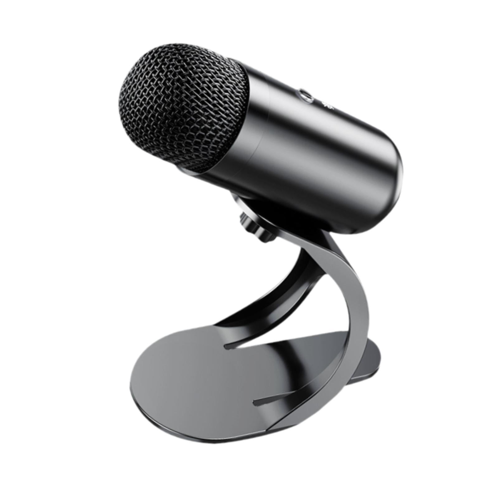 LeeQinersw Noise Cancellation USB Mic Compact USB Microphone for Phone Streaming Gaming without RBG Lights