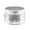 Clear, variant on Yihongmu 150g PET Plastic Empty Cosmetic Containers Cases with Aluminium Lid Cream Lotion Box Ointments Bottle Food Bottle Makeup (Transparent)
