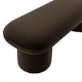 thumbnail image 5 of Pemberly Row Modern / Contemporary Wood Bench in Chocolate Brown, 5 of 10