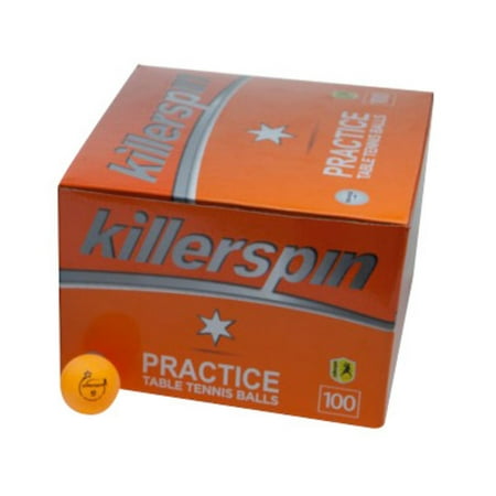 Killerspin 201 Training 1-Star Table Tennis Balls - Pack of 100